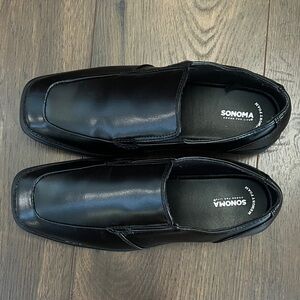 Sonoma Boys Size 7 Classic Black Slip-On Loafers